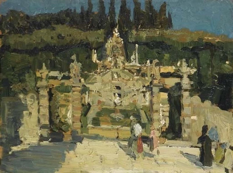 Nel parco della Villa